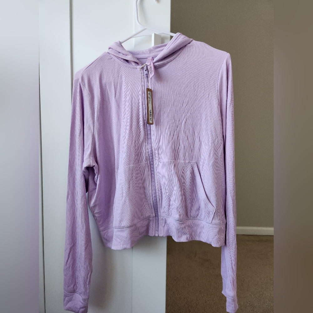 SKIMS Soft Lounge Hoodie in Sugar Plum- Size Large